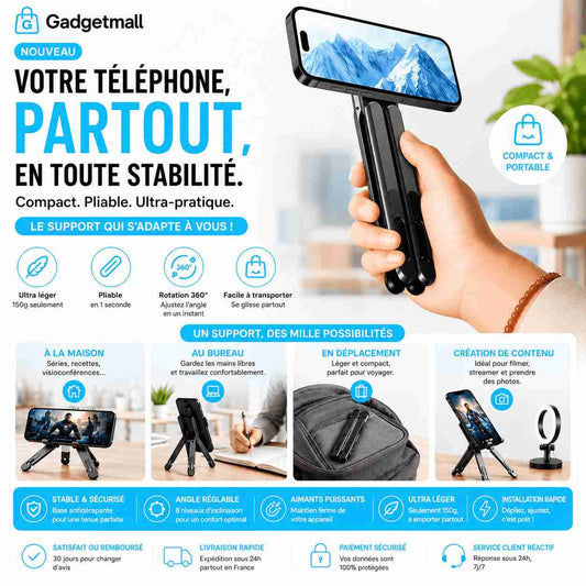 Support Magnétique Universel 4-en-1