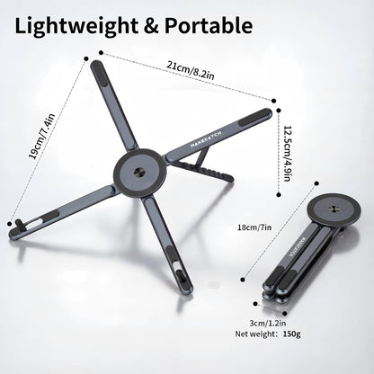 Support magnétique réglable pour ordinateur portable