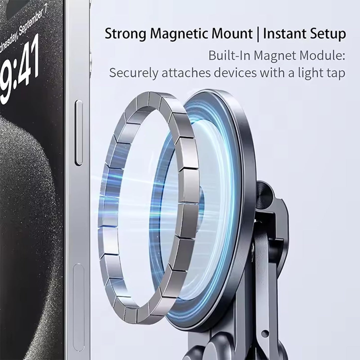 Support magnétique réglable pour ordinateur portable