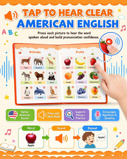 Livre sonore d'apprentissage - Anglais